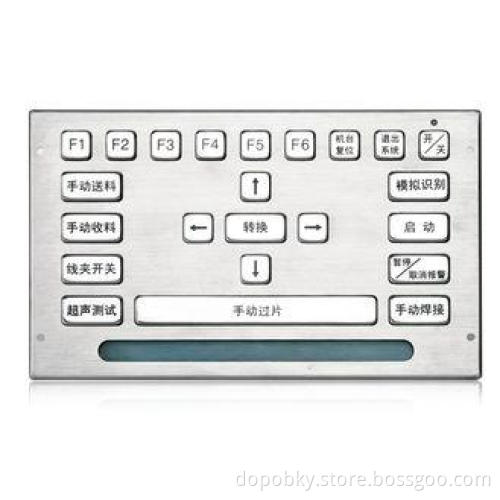 Precision Anti-Vandal Panel Mount Keypad / Metal Numeric Ke